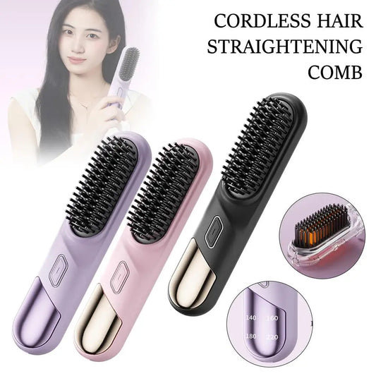 SmoothWave™ – Cordless Wet & Dry Straightening Brush