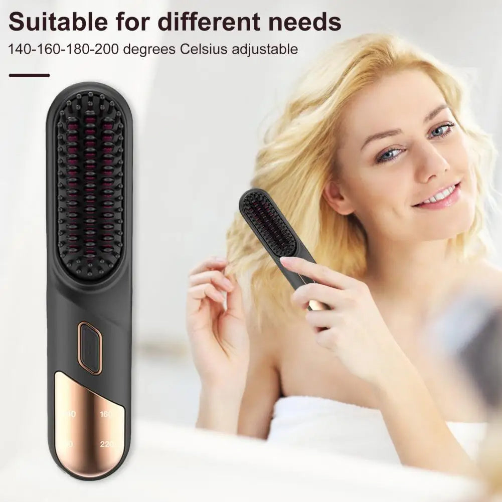 SmoothWave™ – Cordless Wet & Dry Straightening Brush