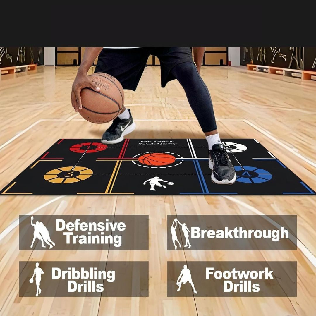HoopStep™ – Basketball Footwork Mat