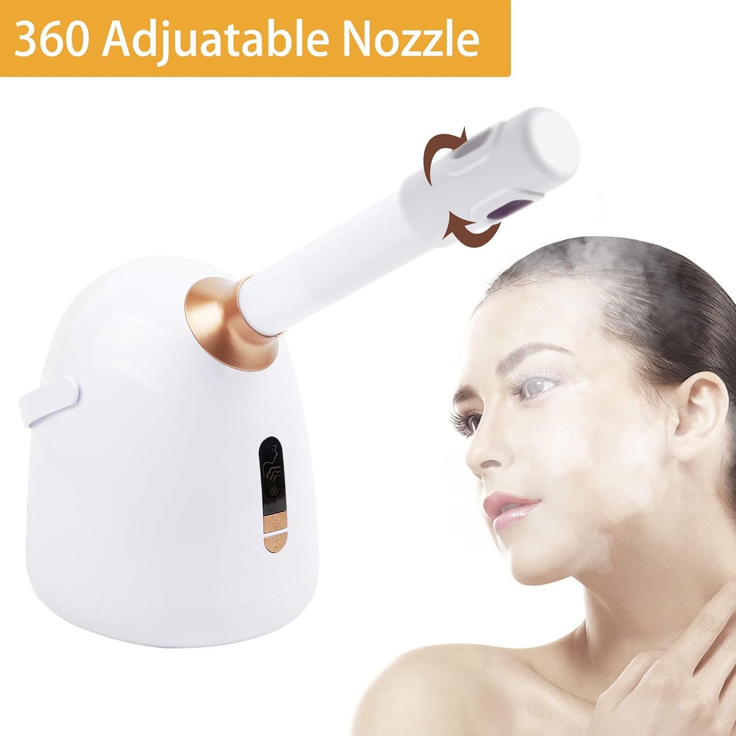 SteamGlow™ - Hot and Cold Nano Facial Steamer