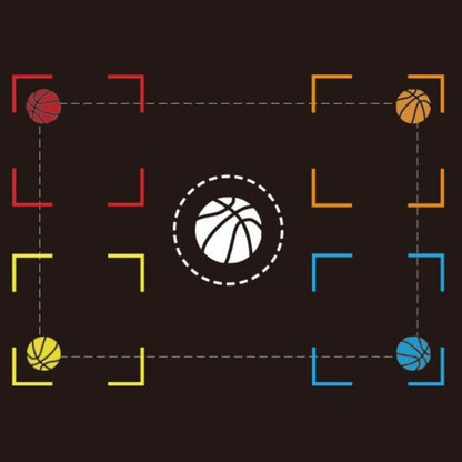 HoopStep™ – Basketball Footwork Mat