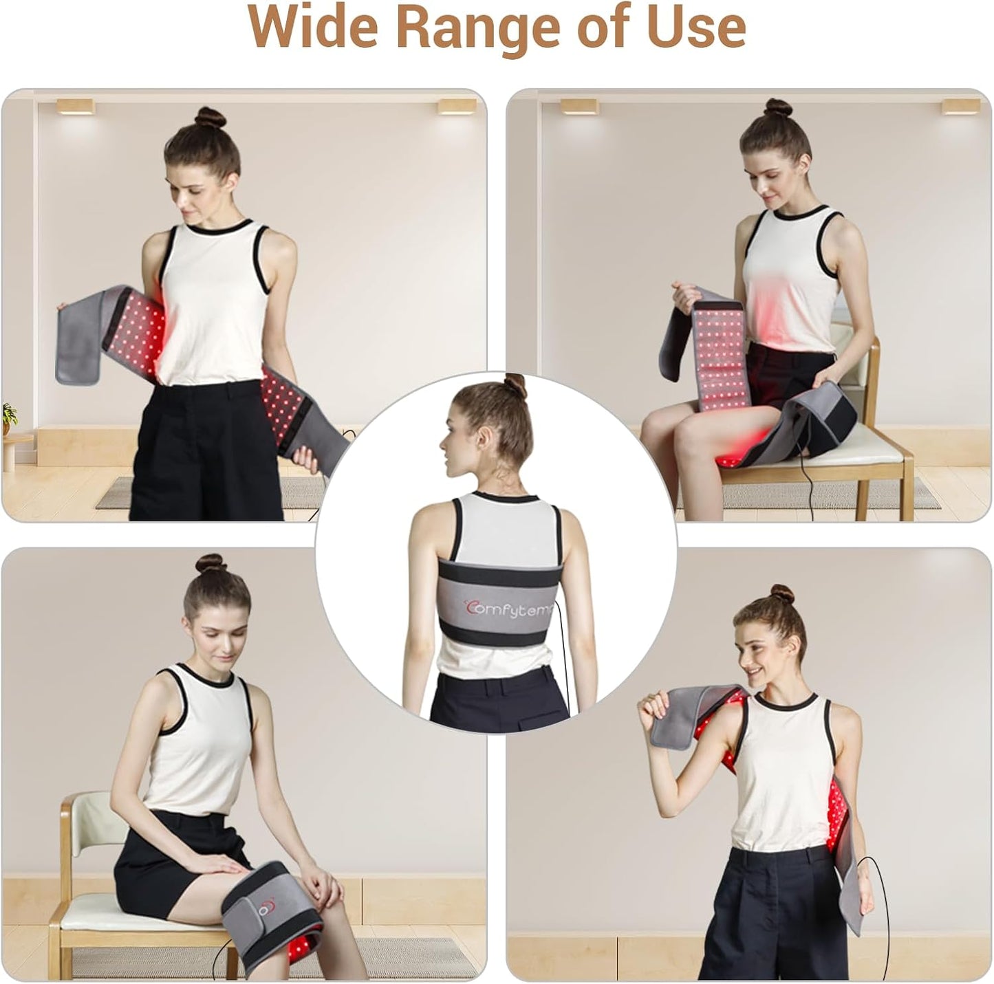VitalRay™ - Flexible Red Light Belt for Pain & Healing Support