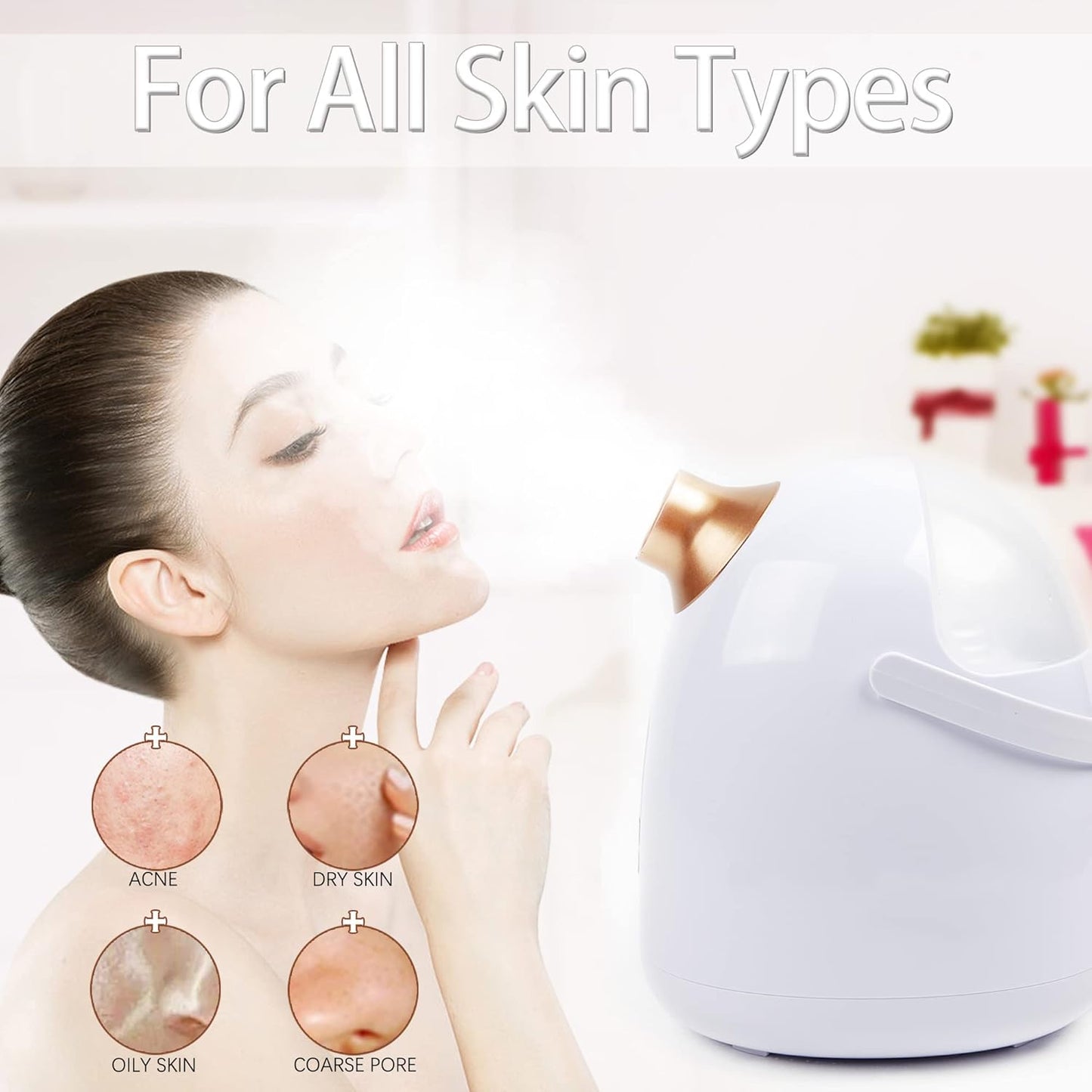 SteamGlow™ - Hot and Cold Nano Facial Steamer