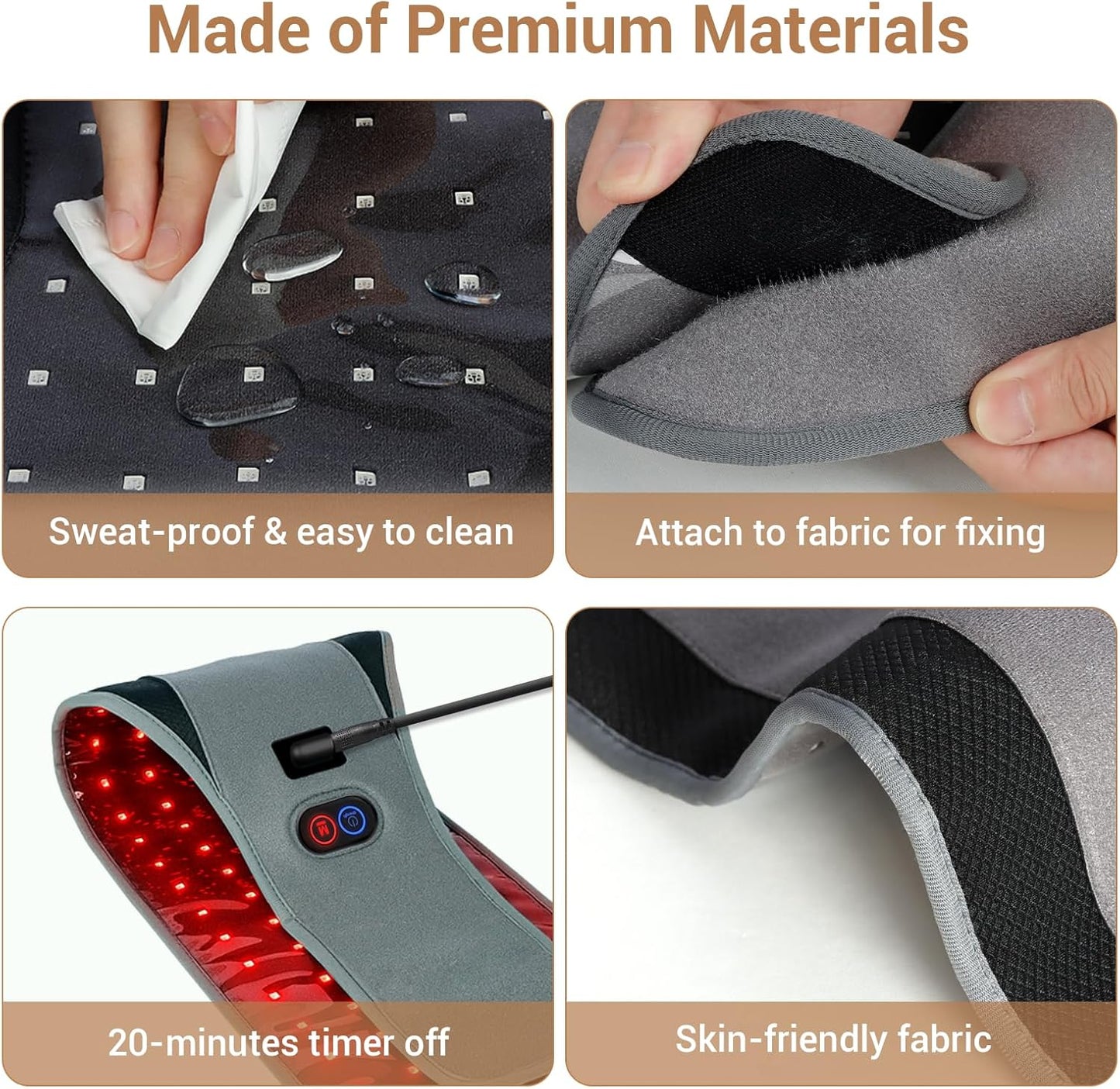 VitalRay™ - Flexible Red Light Belt for Pain & Healing Support