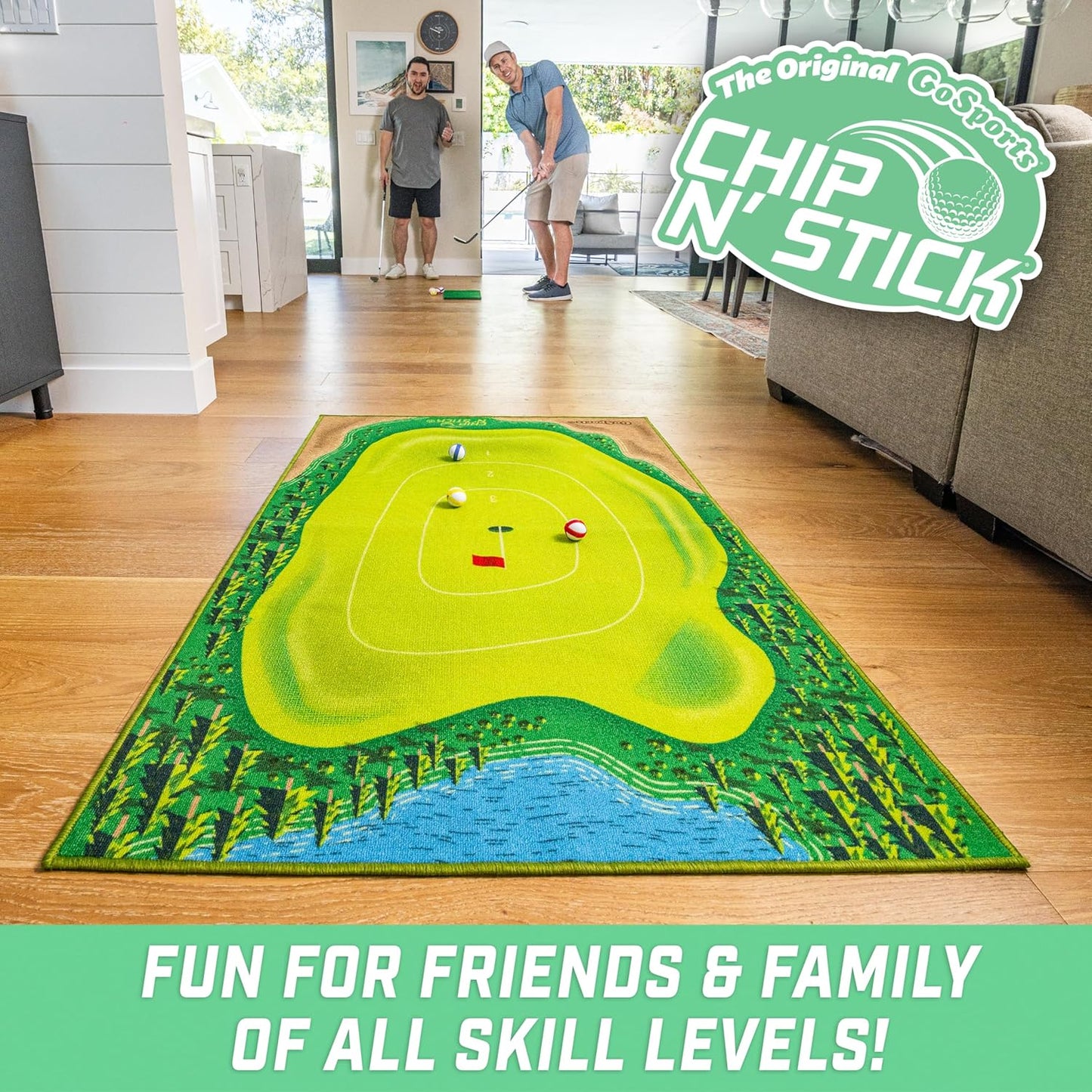 GreenMaster™ - All-in-One Golf Yard Mat for Putting & Chipping